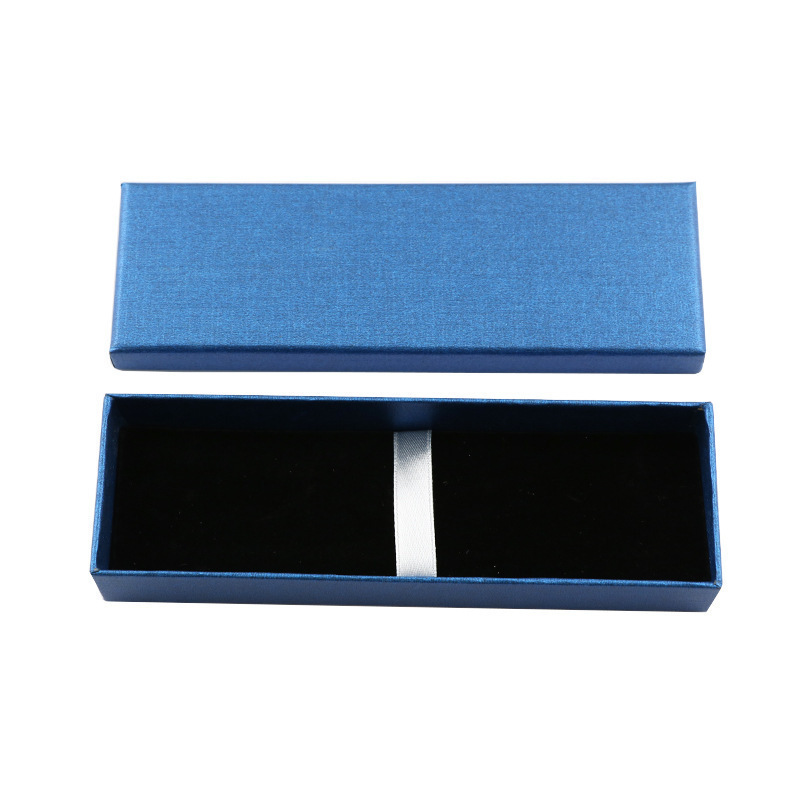 Caja de embalaje de regalo de moda simple de impresión de escritorio de negocios bolígrafo de firma bolígrafo caja de logotipo láser