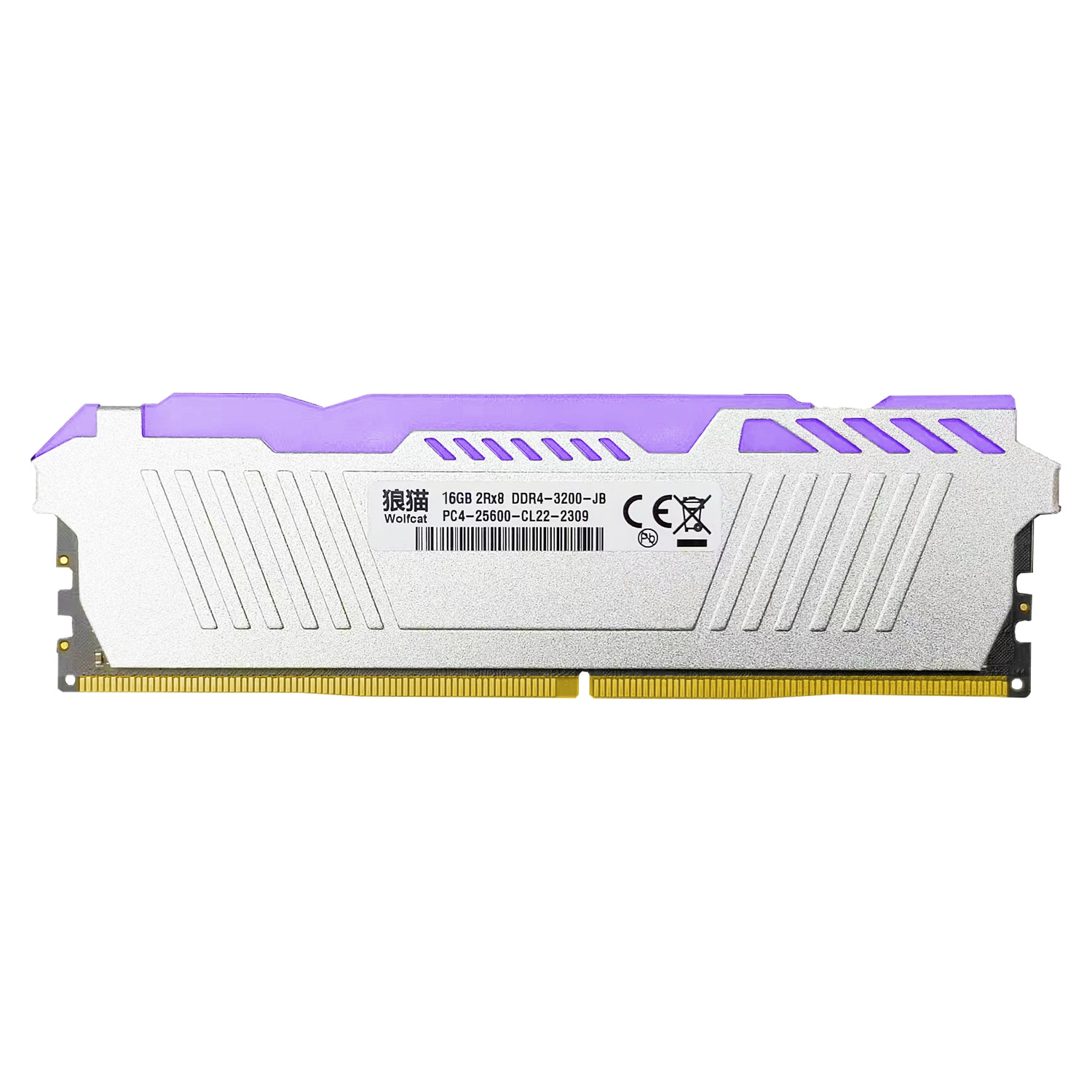 DDR4 память (Wolfcat) 8–32 ГБ, 3200/3600 МГц, RGB-подсветка