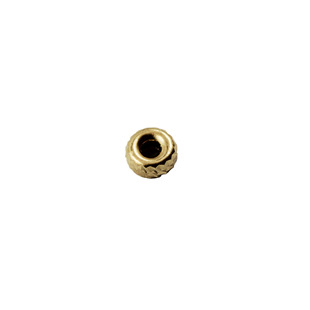 100% Real Gold Nine Handmade Beaded Accessories 14K Gold Spacer Beads 18K Gold Bracelet Beading Material Small Beads