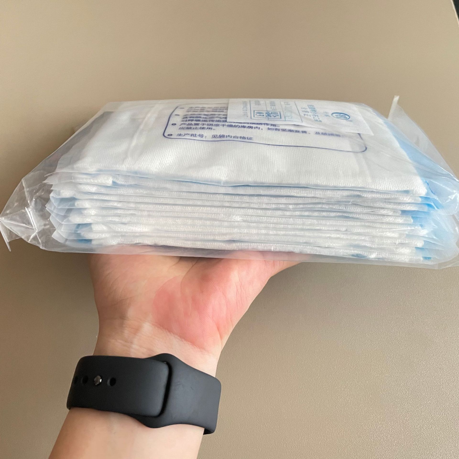 独立包装12层纱布口罩单片脱脂棉纱布口罩批发
