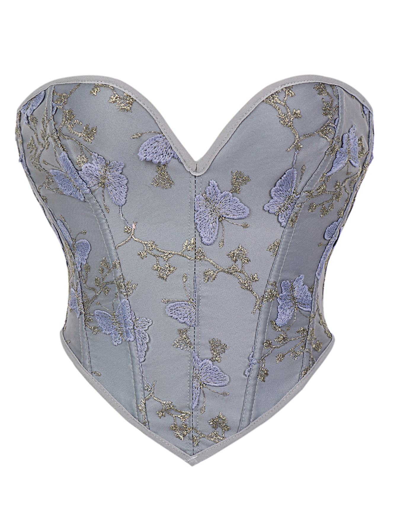 Nuevo patrón de mariposa francesa cinturón para el pecho, tórax, ropa de plástico sexy y delgada, suministro de comercio electrónico transfronterizo