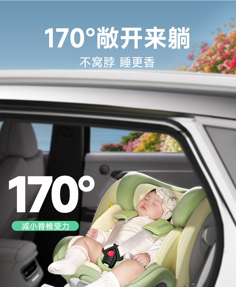 Leti Baby Space Capsule Pro+ Kids Safety Seat Baby Car for 0-12 Years Old