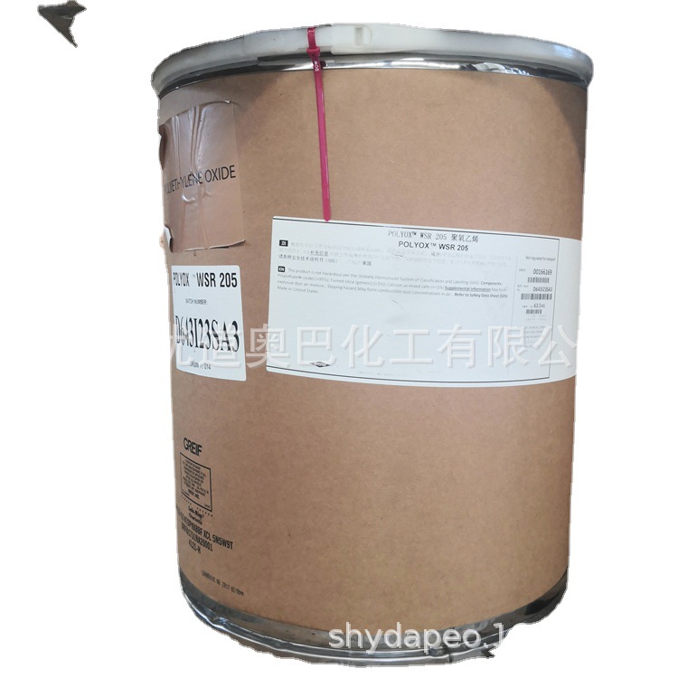 ˮ��ճ�����ԭװ��������POLYOX WSR205�ۻ�������PEO�����󻬼�