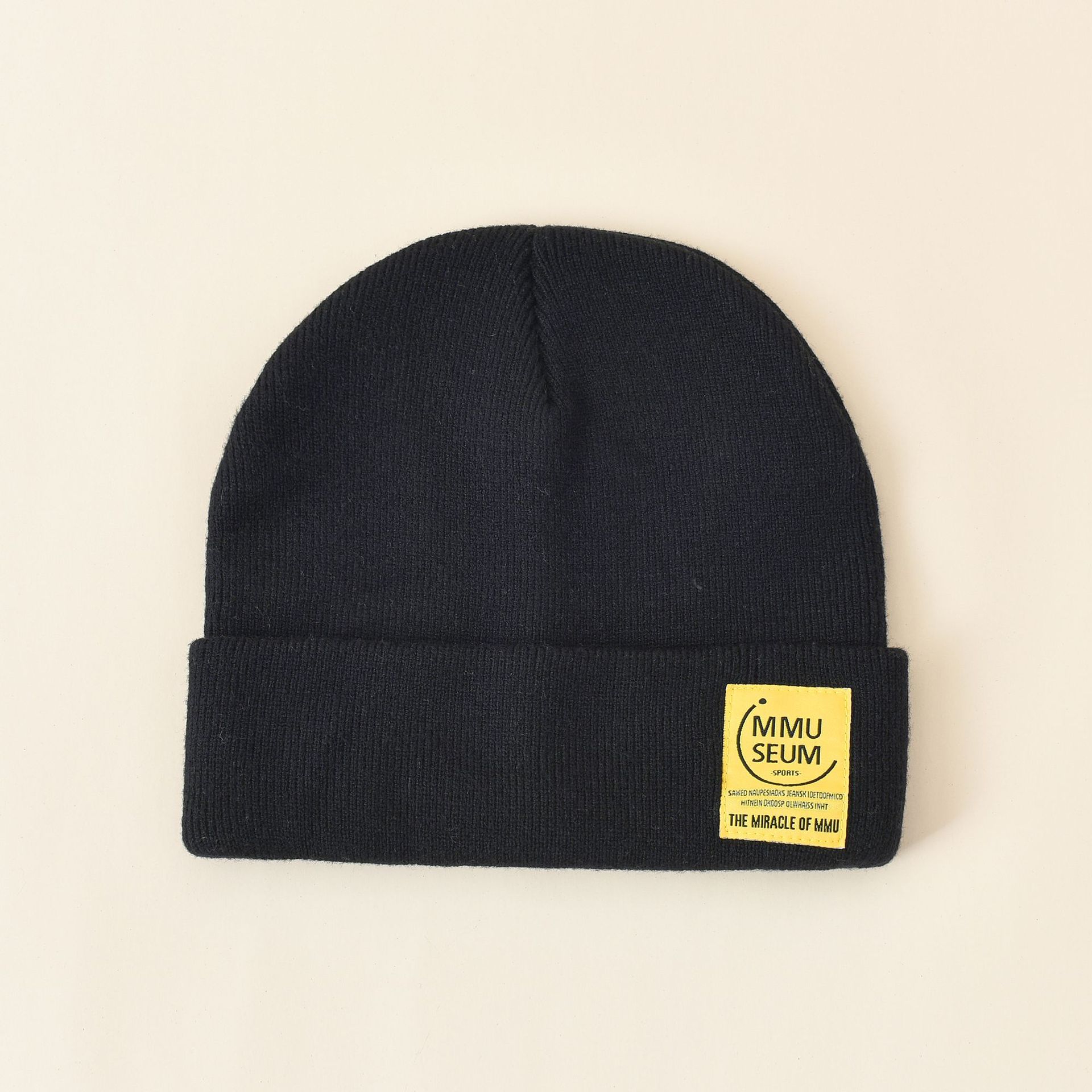 Sombrero de lana de punto para las mujeres otoño e invierno cálido estilo coreano moda lindo dulce invierno pareja color sólido sombrero de los hombres ins moda