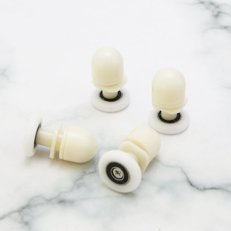 淋浴房偏心轮 ABS白色单滑轮 淋浴房滑轮 玻璃推拉门滑轮厂家批发