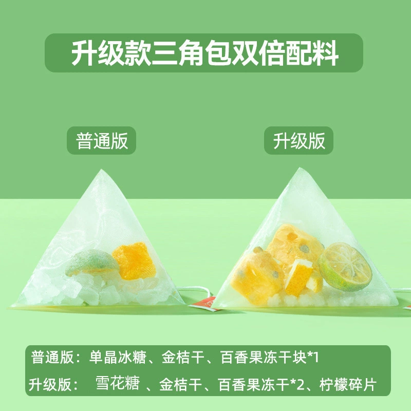 Sublimated fruit tea with kumwat with passion fruit, iced tea, flavored tea