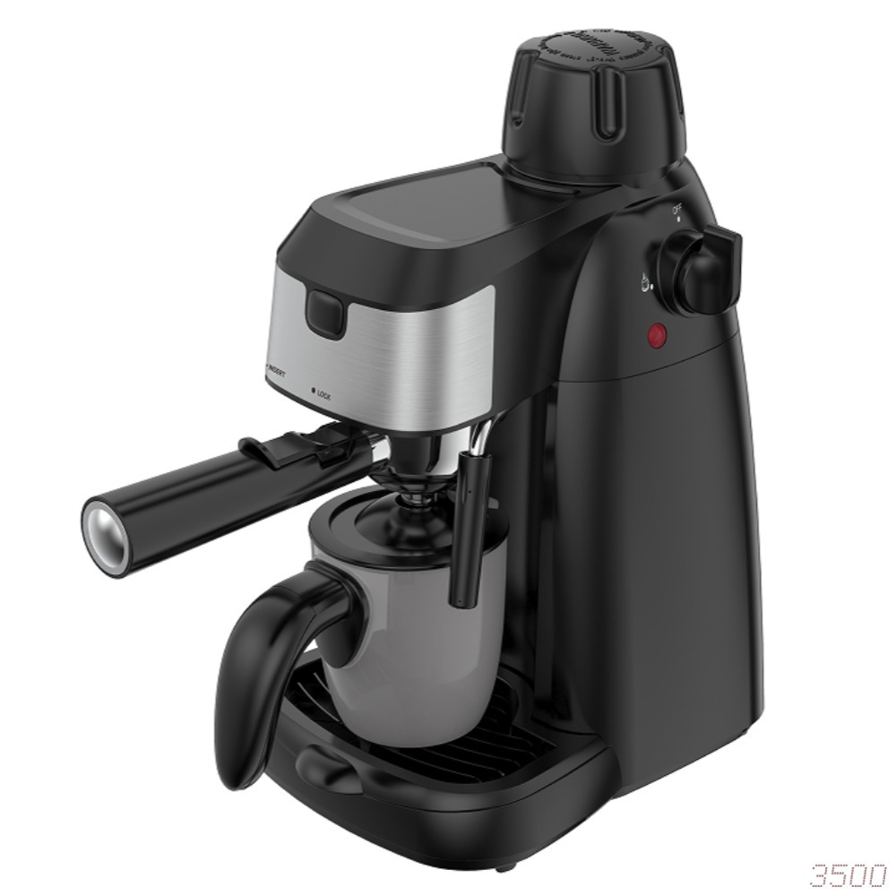 3.5Bar italiano semiautomático vapor burbuja cappuccino espresso italiano cafetera manual vintage