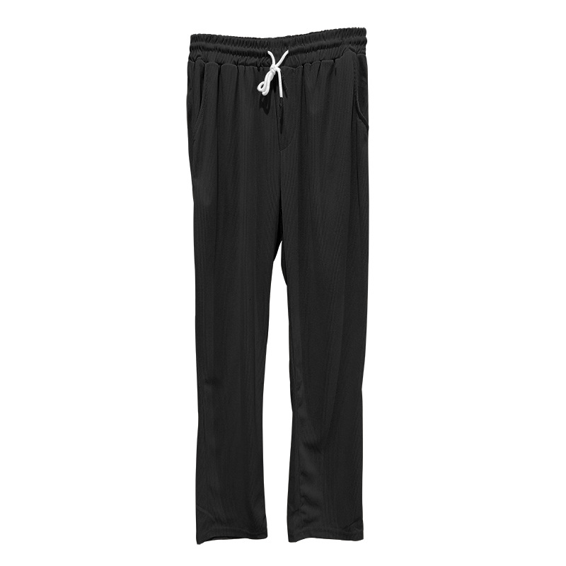 Pantalon long décontracté en velours côtelé pour homme, nouvelle collection printemps et été 2024, coupe ample, coupe droite, surdimensionnée, style américain_voghion.com