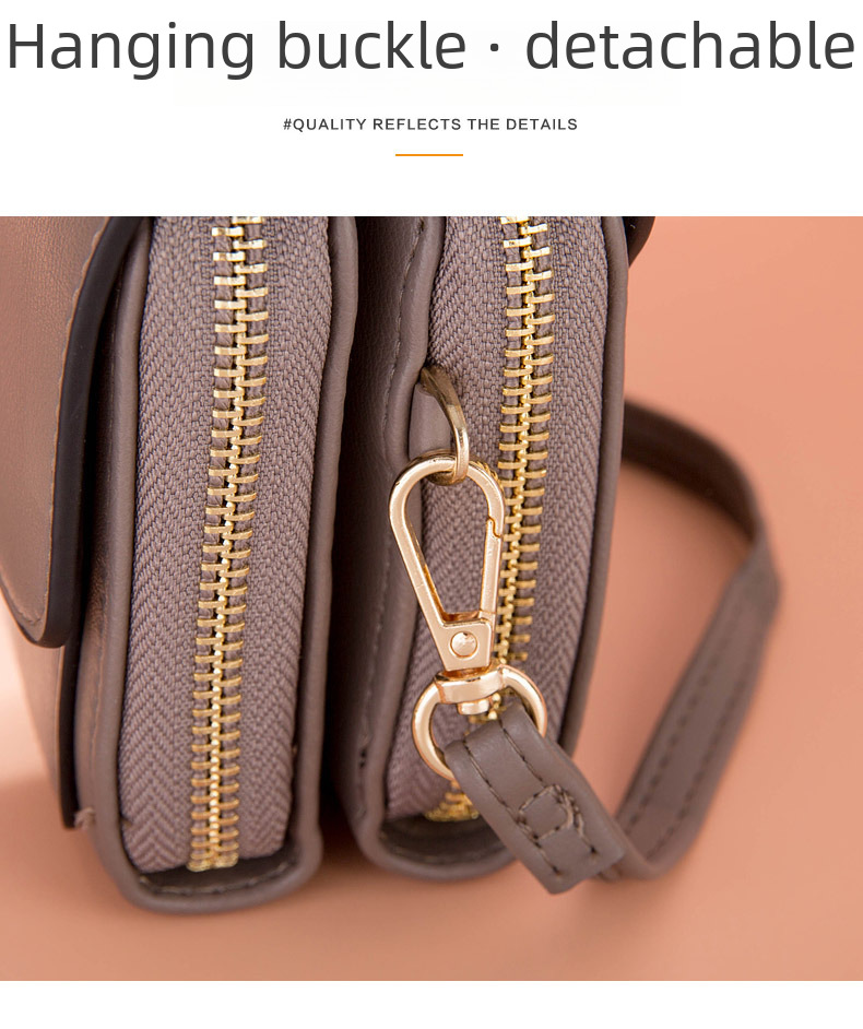Nei Moud Portemonnaie Damen Koreanesch Stil Multi-Kaart Handtasche Grouss Kapazitéit Casual Schëllertasche Handytasche Grousshandel_voghion.com