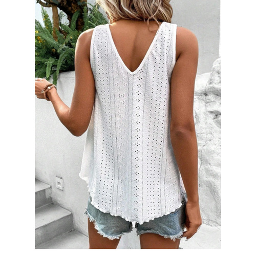 Amazon European and American Women's Summer New Products: V-neck Women's Casual Hooded Top Short Breathable