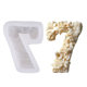 Sanxin Flower Digital Aromatherapy Candle Silicone Mold DIY Fragrance Ornaments Stereo Digital Gypsum Silicone Mold