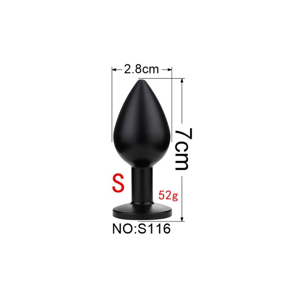 Detachable Anal Plug Heads, Silicone & Metal Options, Multiple Shapes and Sizes