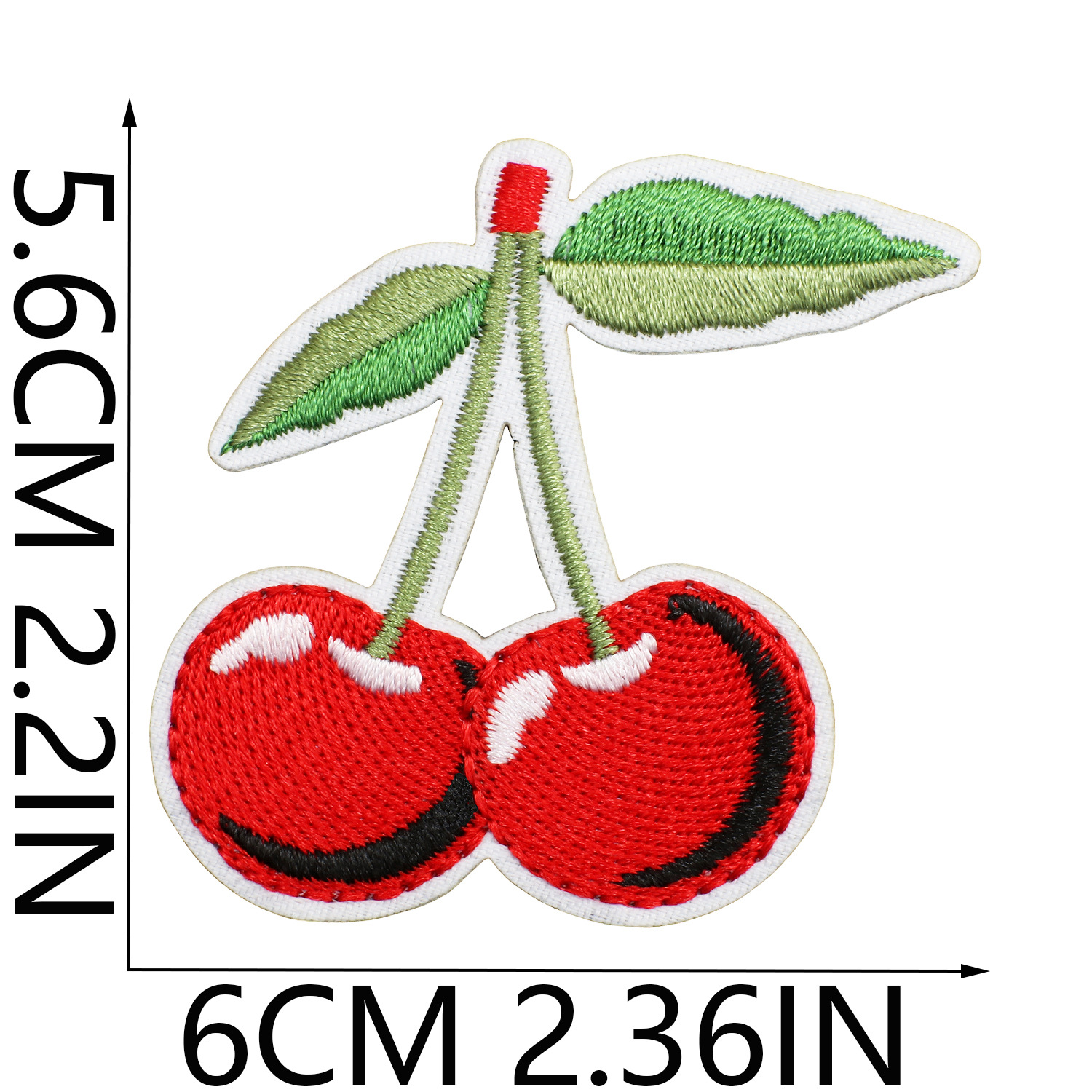 3g Weight Clothing Sticker Patches Classification 1 Piece Quantity Dacron thread Material Cherry Pattern Casual, Elegant, Lady Style Embroidery Craft 1 Piece Casual Elegant Lady Cherry Dacron Thread Clothing Sticker Patches 12