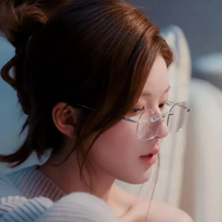 Xu Yan's Same Style 8978Wk Ultra-Light Pure Titanium Frameless Anti-Blue Light Glasses, Elegant and Handsome Unisex Glasses Frame