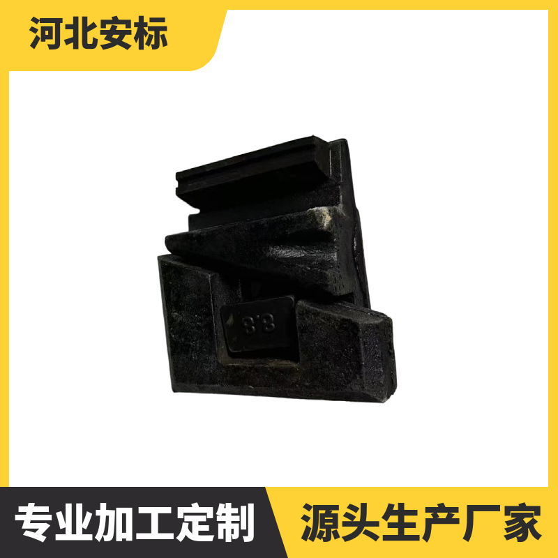 港口起重机轨道固定压板CGTK70强筋单孔压轨器行吊轨道.