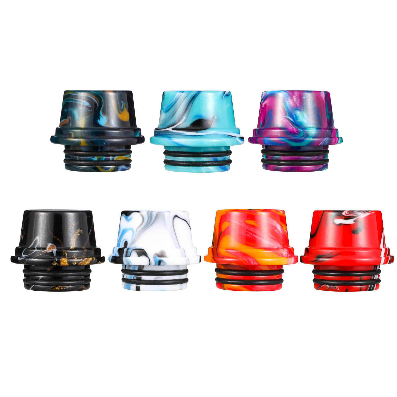 新款810 环氧树脂烟嘴tfv8 tfv12树脂滴嘴 528滴嘴 drip tip