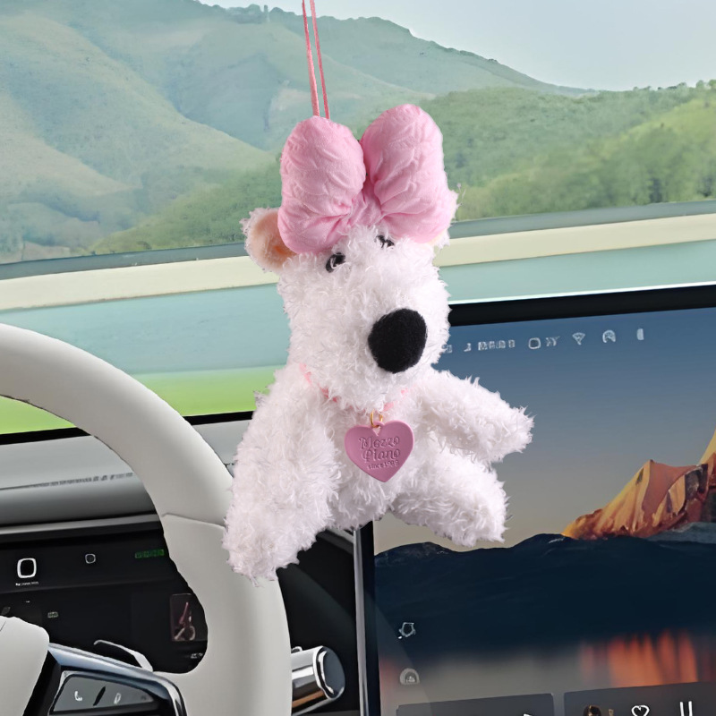West Highlands accesorios para automóviles accesorios para automóviles espejos retrovisores creativos muñecas muñecas perros accesorios para automóviles