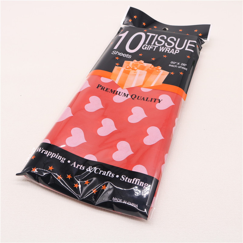 빨간 바닥 큰 빨간 heart-50X66CM