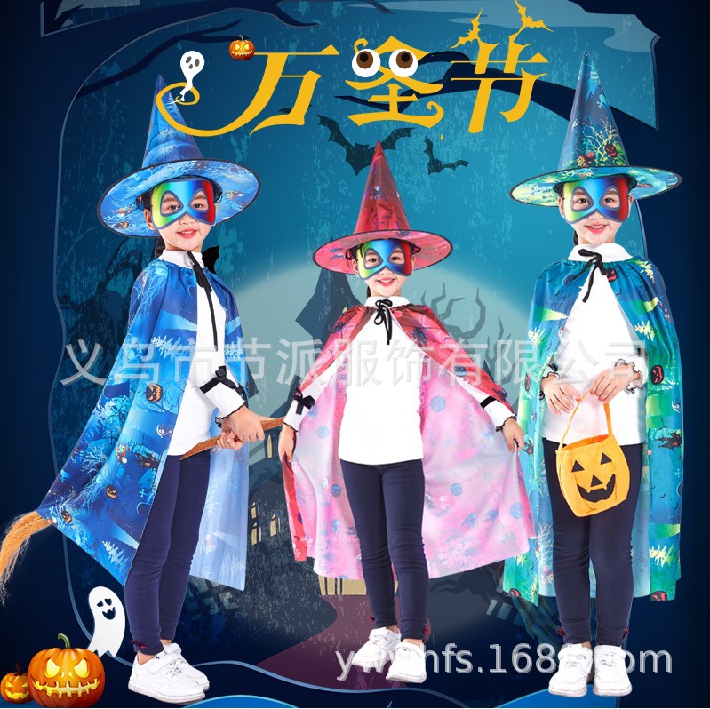 Детский плащ подходит для мужчин и женщин для раннего возраста, костюм, xэллоуин, косплей