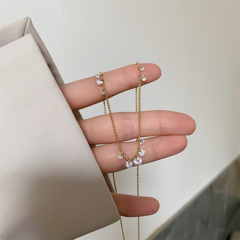 Elegant Lady Geometric Titanium Steel Necklace display picture 4
