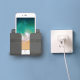Wall-Mounted Mobile Phone Charging Box Holder Paste Remote Control Base Punch-Free Wall Storage Rack Base Wholesale