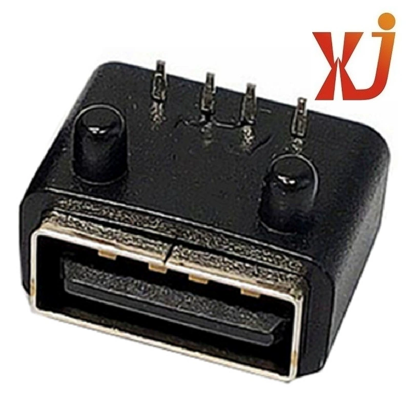 Поставка USB розеток, последние двусторонние двусторонние материнские платы A 90 градусов без подушек, длина 2.0 горизонтальная USB материнская плата A материнская 2.0