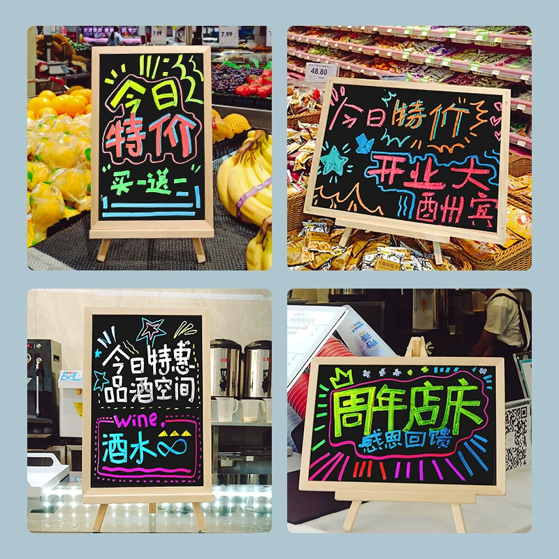 Small board for commercial use, chalk, stand, signboard