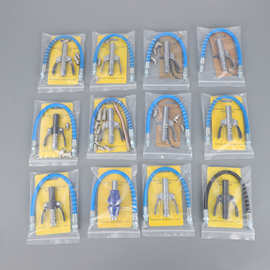 双手柄高压注油嘴套装手动气动黄油枪嘴头黄油机平咀平头注油嘴