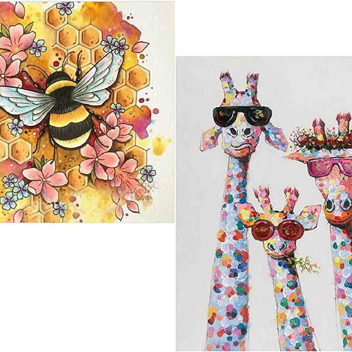 Juego de 6 piezas de pintura de diamante 5d pintura de mampostería diamante cuadrado completo diamond painting Amazon estilo caliente TEMU