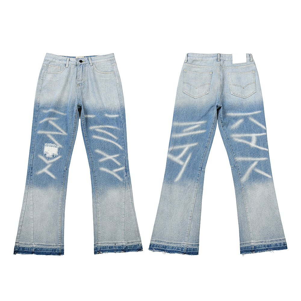 New Product: Wholesale On - Washed Distressed Casual Jeans Men And Women, Available For Dropshipping_mkmklike.com