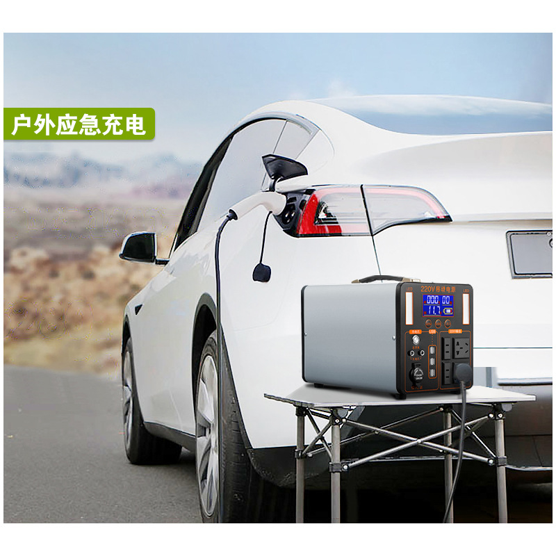 Fuente de alimentación móvil para exteriores, 220v, gran capacidad, portátil, estilo camping, batería para puesto, coche, batería de almacenamiento de energía de emergencia para el hogar