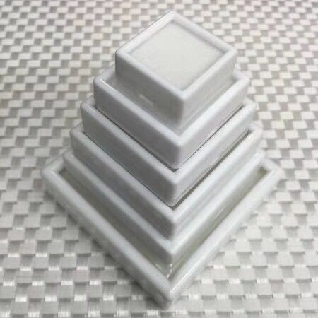 有机裸石盒宝石盒透明盖戒面盒海绵植绒珠宝首饰收纳盒首饰盒