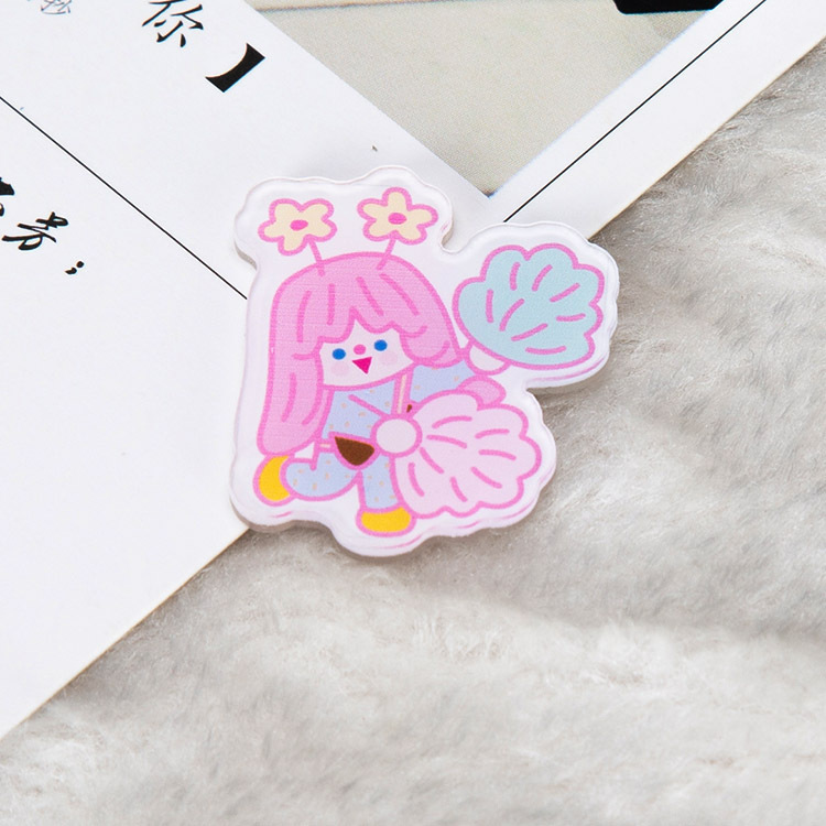 Insソフト萌えかわいいアニメアクリルブローチ子供プレゼントバッジ個性ストラップアクセサリー卸売り|undefined