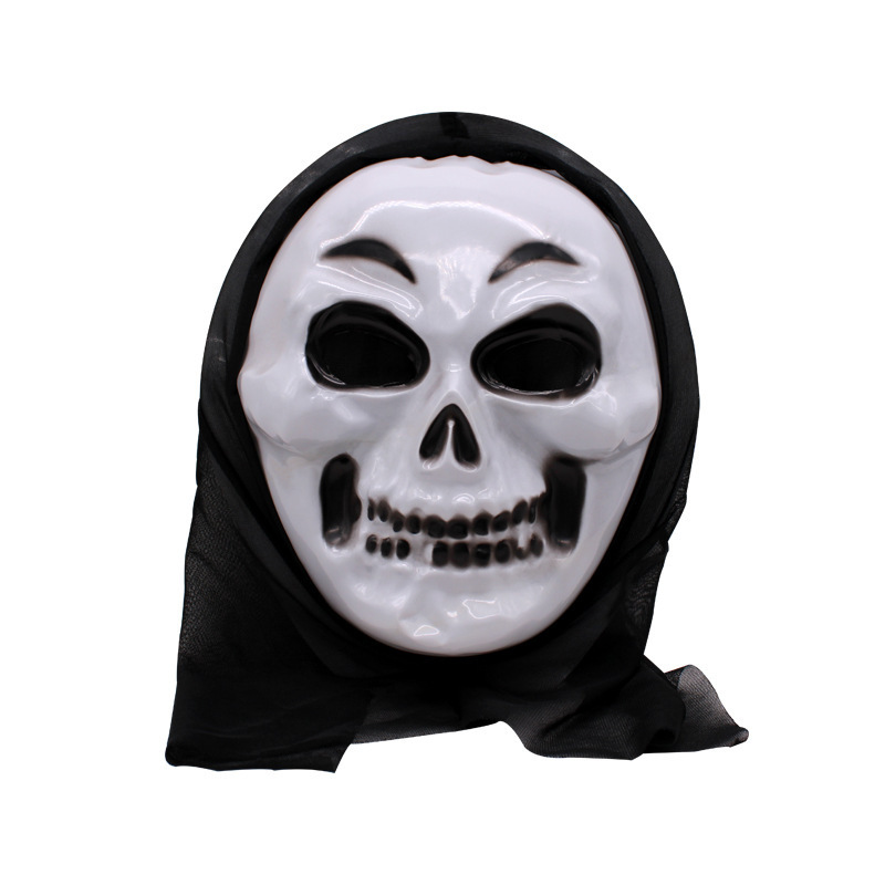 Ventas transfronterizas máscaras de terror de Halloween máscaras de gritos extrañas máscaras de fiesta de pascua para adultos