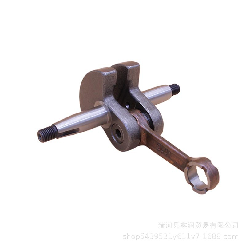 适用oleo-mac欧玛割灌机曲轴连杆OM43/36割草曲轴连杆打草机连杆