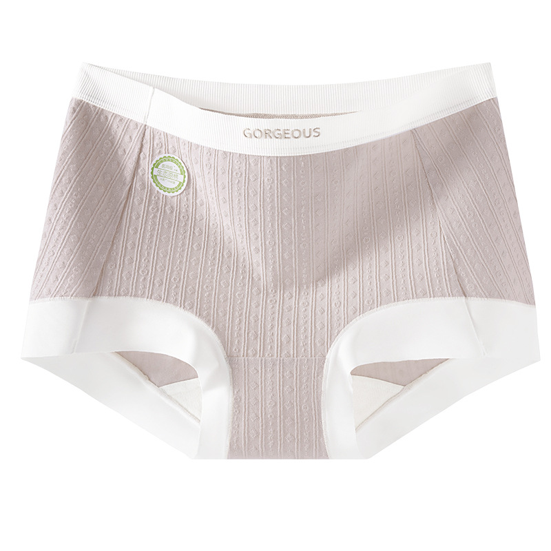 Ropa interior de algodón de grado médico de clase A, sin costuras, cintura media, entrepierna antibacteriana, ropa interior transpirable, calzoncillos cortos y pequeños boxer para mujer