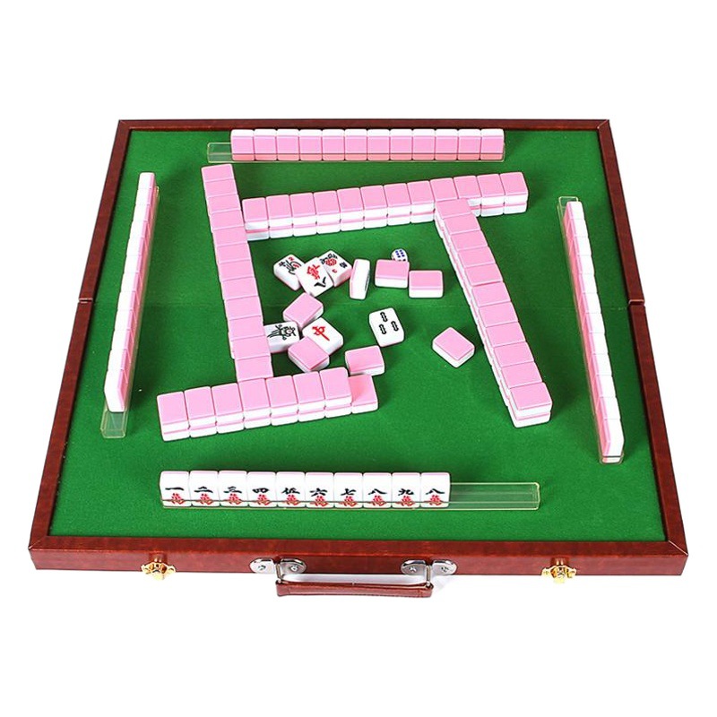 [Fuente fabricante] 24mm mini viaje Mahjong Internet celebridad TikTok viaje al aire libre portátil pequeño tamaño Mahjong