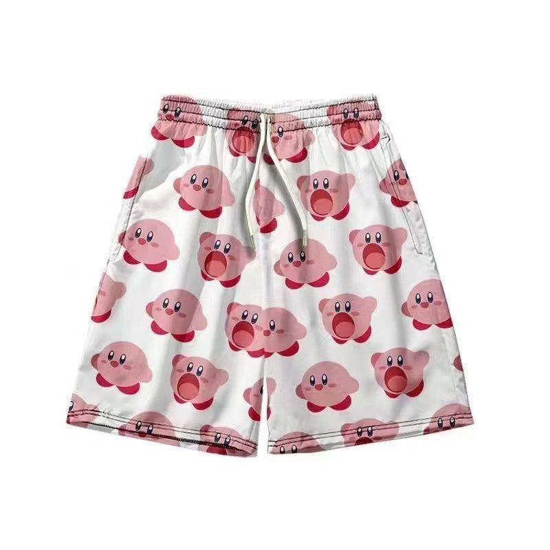 커비 반바지-화이트