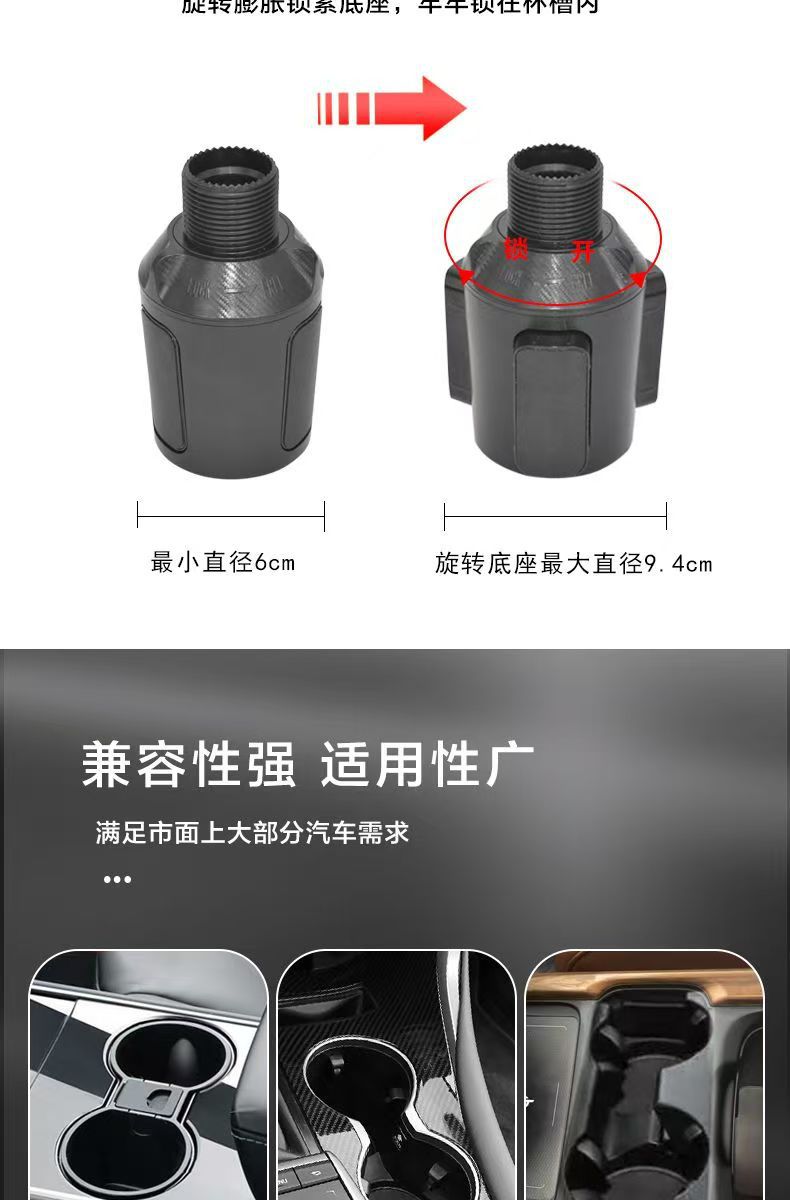 Car Phone Holder with Retractable Tray for Food, Drinks, Snacks, Small Dining Table, Food Storage Rack, and Cup Holder