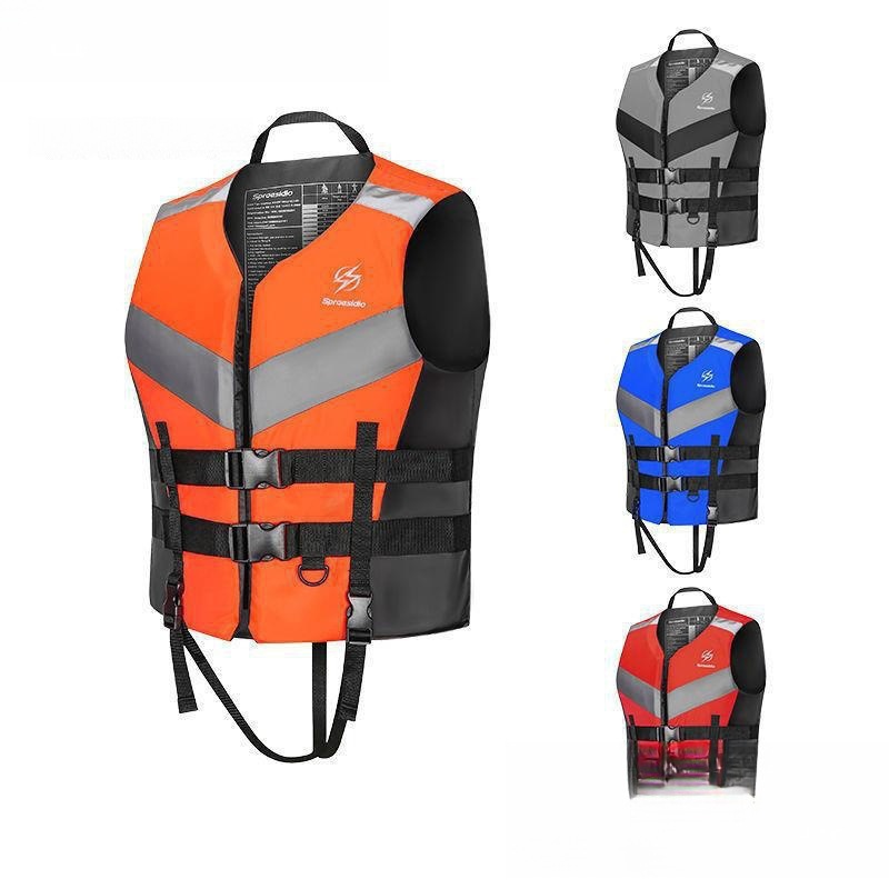 救生衣便携游泳浮潜马甲成人背心运动钓鱼船用大浮力救身衣独立站