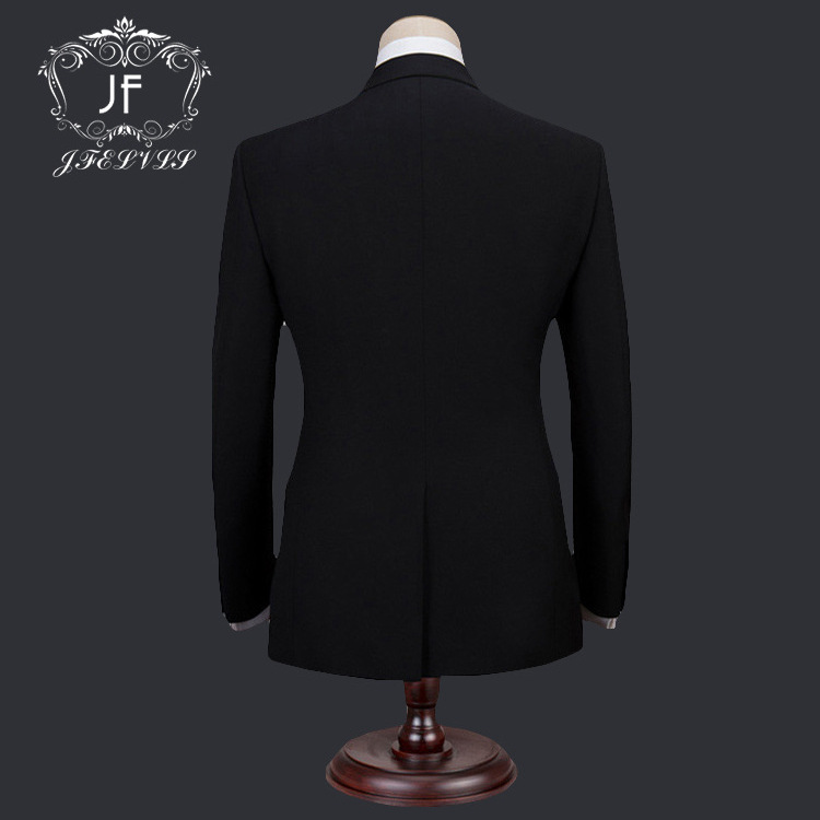 2026 Men's Three-Piece Black Casual Suit Business Attire Wedding Dress Slim Fit Korean Style Performance Outfit Factory Direct