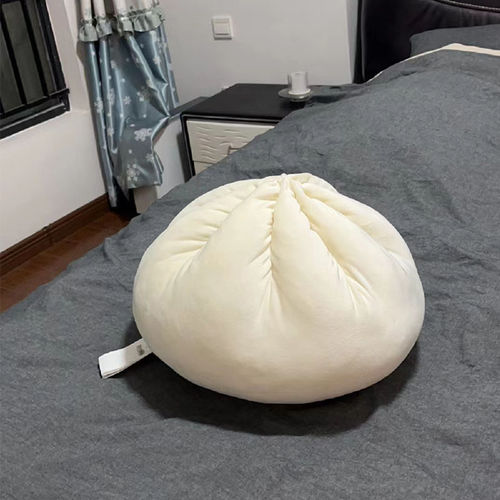 Internet celebrity ins style high-looking meat bun pillow xiaolongbaozi doll bedroom pillow creative red book birthday gift
