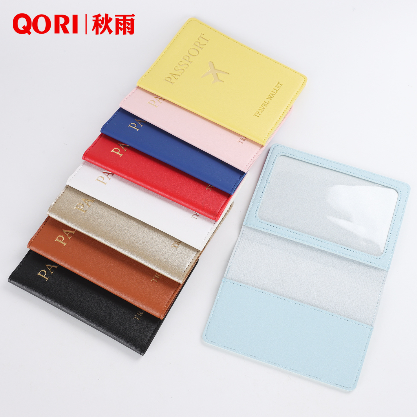 Travel Leather Document Passport Cover Multifunctional Passport Holder Protective Cover Shell Document Storage Bag Leather Cover