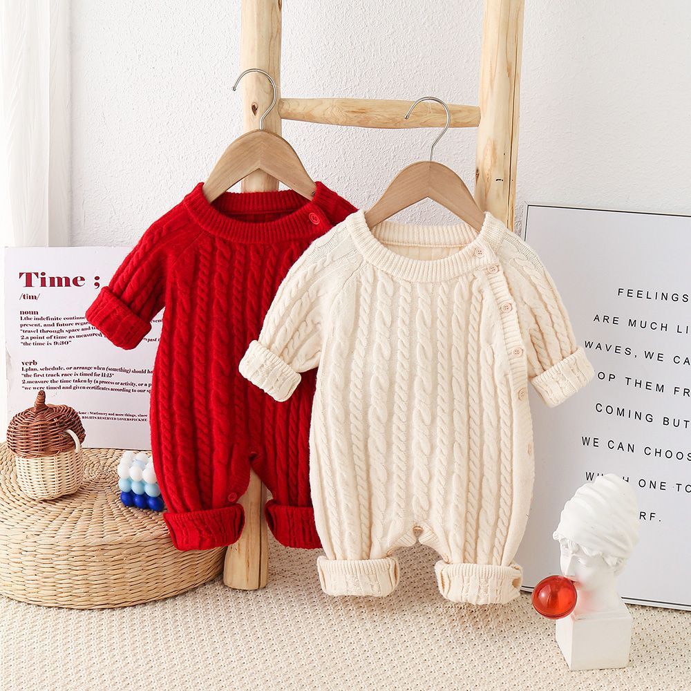 Baby Spring Clothes Sweaters Knitwear Baby Girl Onesie Newborn Romper Spring and Autumn Princess Outfits