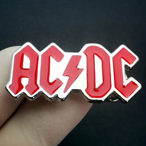ACDC Rock Band Pin Heavy Metal Music Fan Gift Heavy Metal Alloy Backpack Clip Badge Accessory