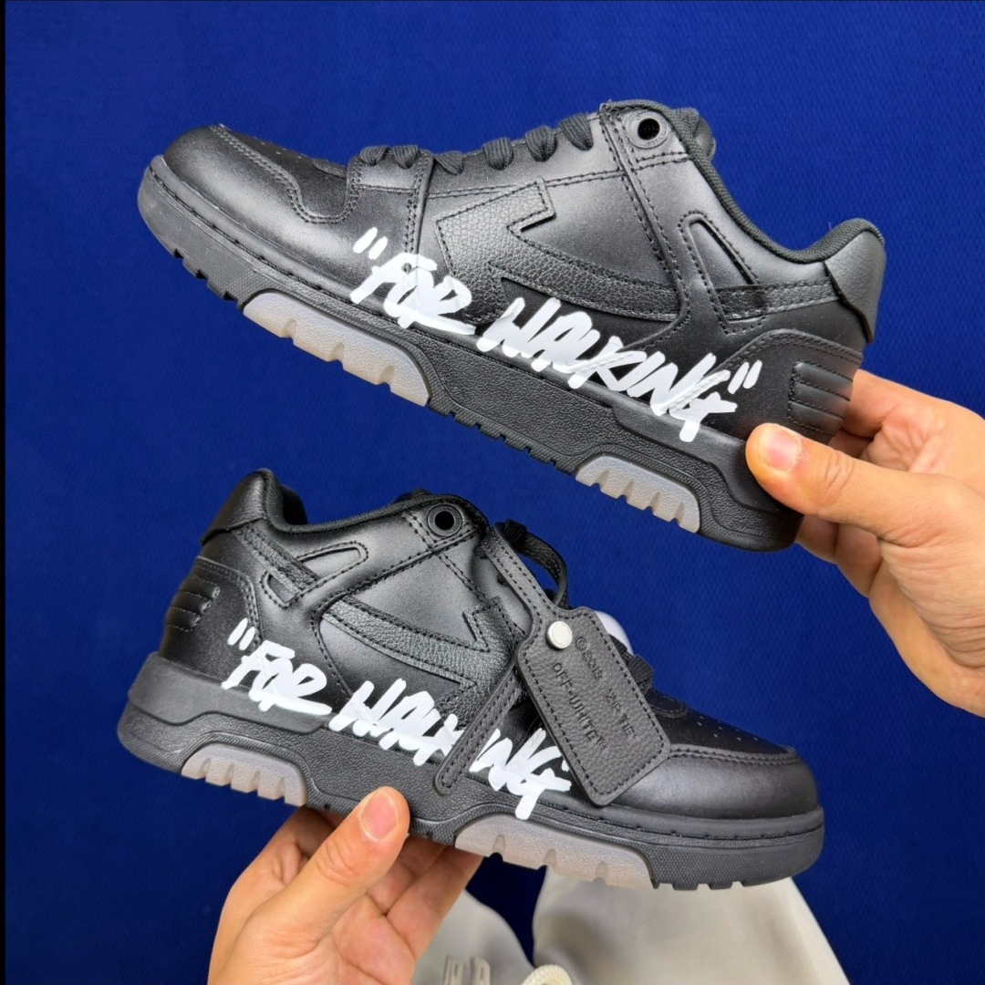Top-tier luxury OFF-WHITE sneakers, Out Of Office genuine leather men's and women's fashion sports casual shoes