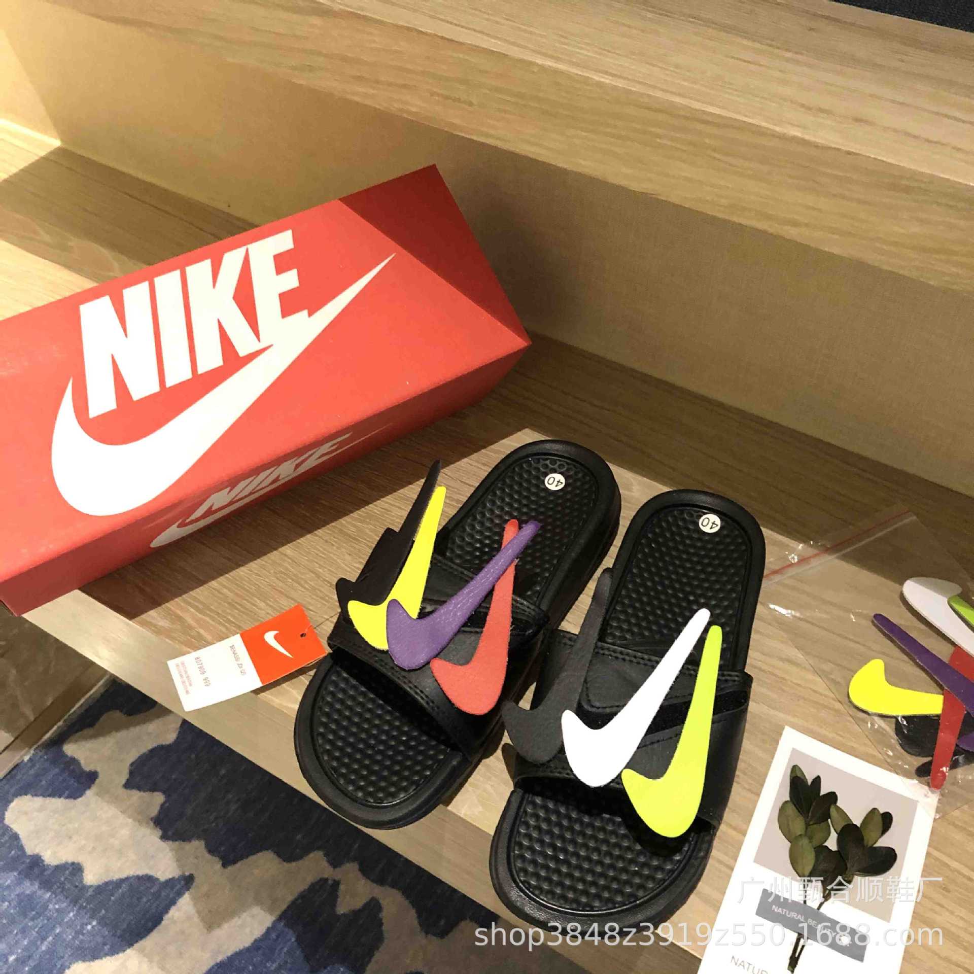 OFFCOURT pan puro gancho grande zapatillas deportivas zapatillas para hombres y mujeres Velcro de mujer chanclas ajustables