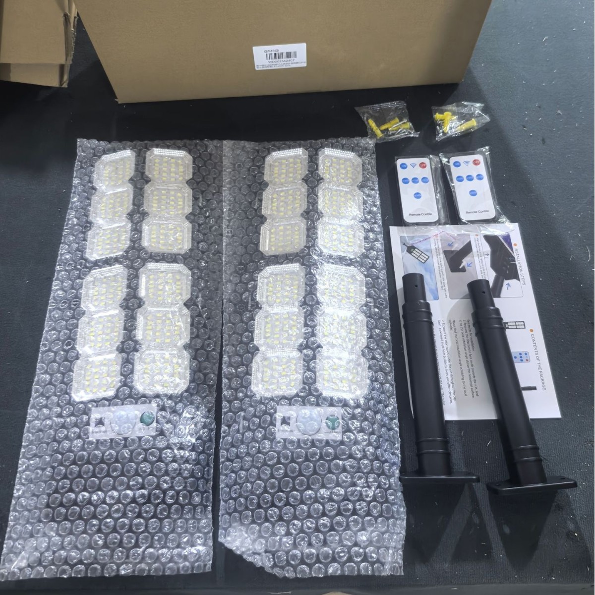 Comercio electrónico transfronterizo caliente interruptor de luz solar al aire libre control remoto iluminación de inducción automática lámpara de patio al aire libre lámpara de pared