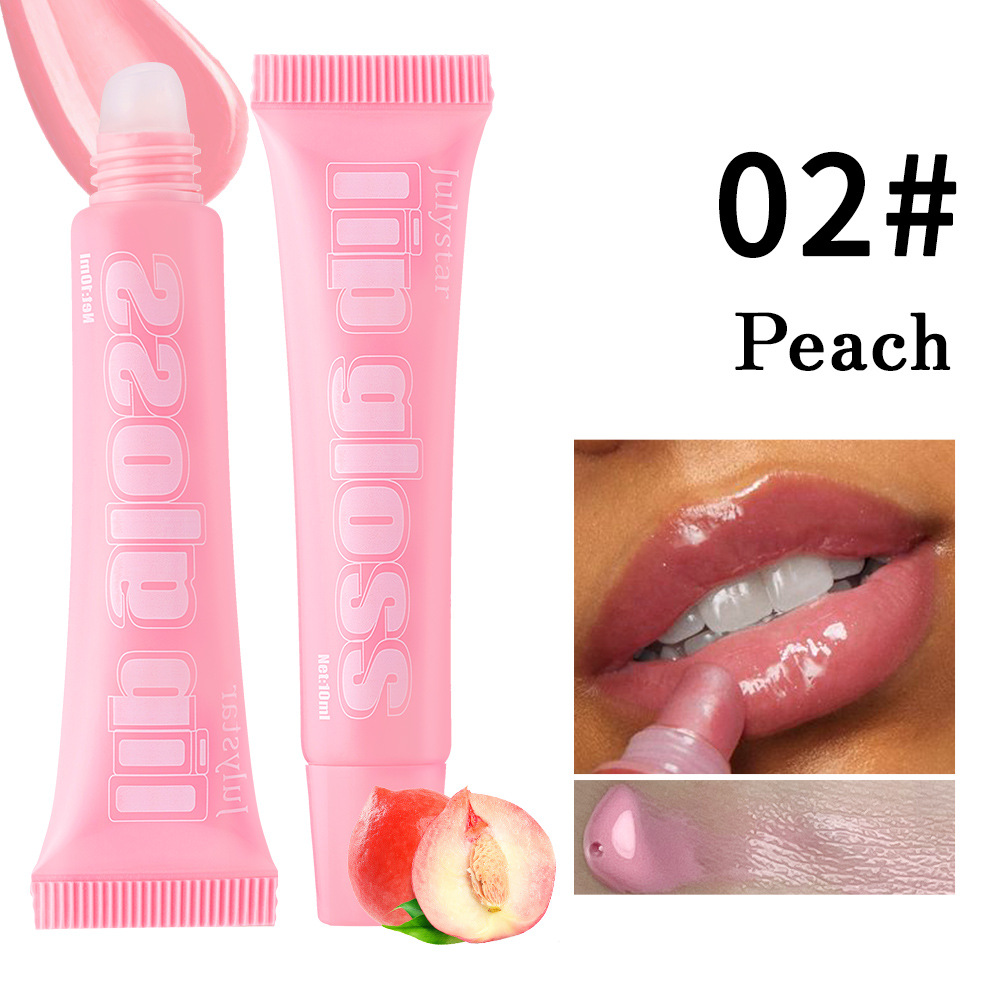 Julystar Fruit-Flavored Long-lasting Moisturizing Lip Gloss, Lustrous and Transparent 8-piece set, Lip Moisturizing Cream, Wholesale Lip makeup undefined