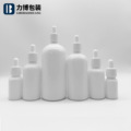 30ml白瓷精油瓶 10ml白玉瓶 15ml化装品分装瓶 100ml乳液滴管瓶